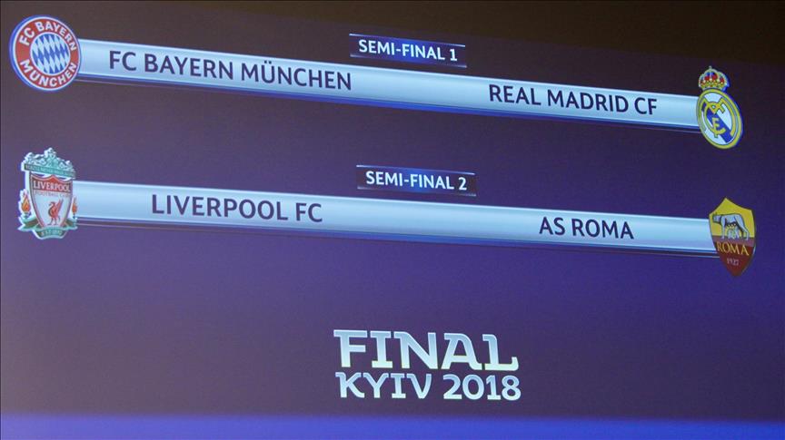 Football: Champions League semifinal 