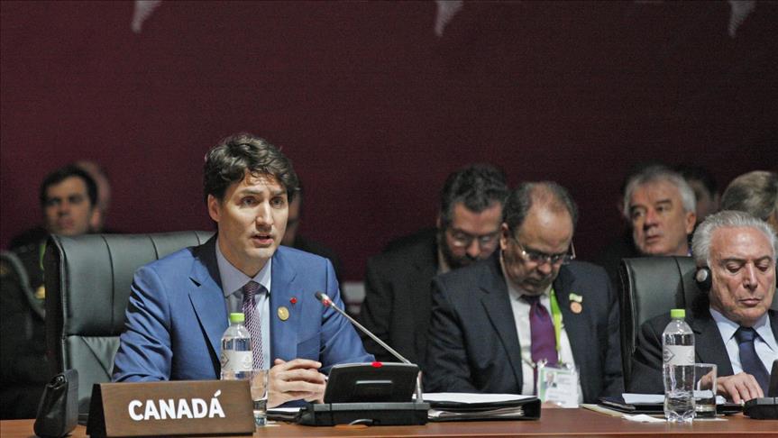 Primer ministro canadiense pide restaurar la democracia en Venezuela