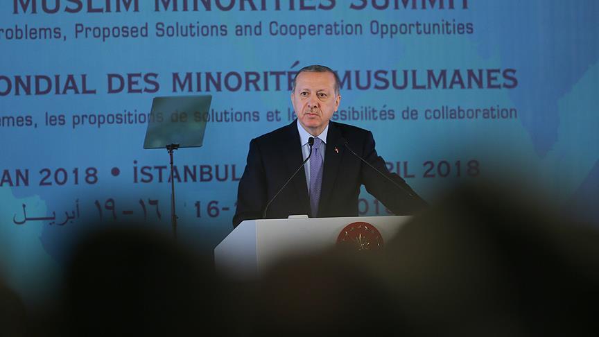 Cumhurbaşkanı Erdoğan: Çifte standart karşısında sahada olmamız gerekiyor