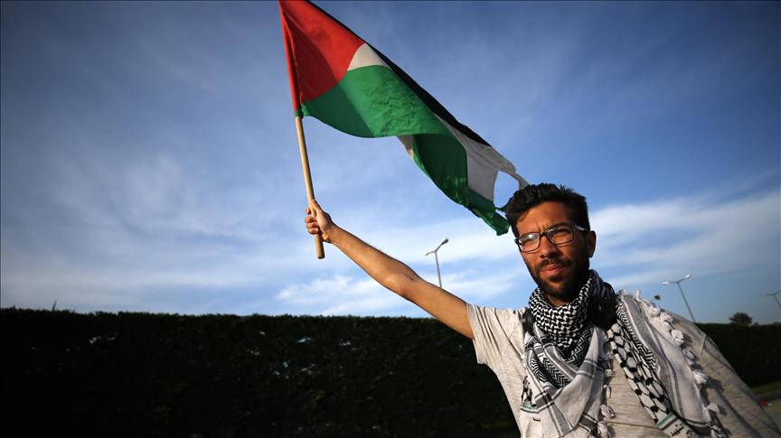 Swedish activist continues walk for Palestine