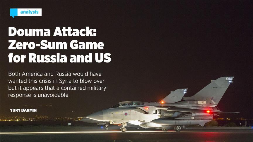 Douma Attack: Zero-Sum Game for Russia and US