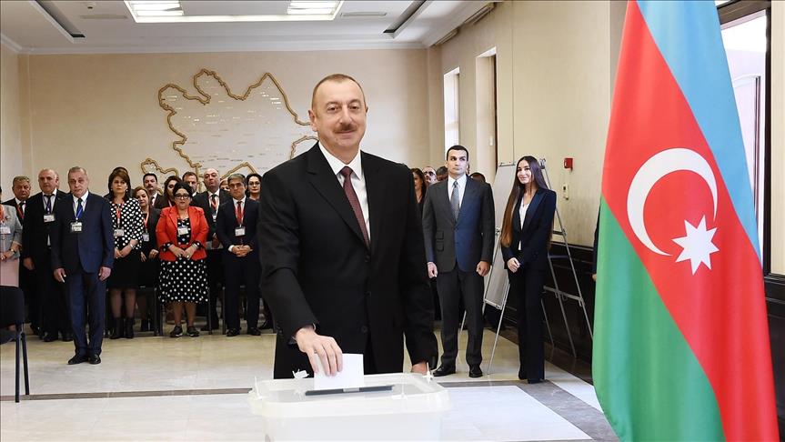El presidente de Azerbaiyán empezó su cuarto mandato