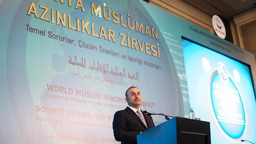 Dışişleri Bakanı Çavuşoğlu: Avrupa'da Müslüman karşıtlığı çığ gibi yükseliyor