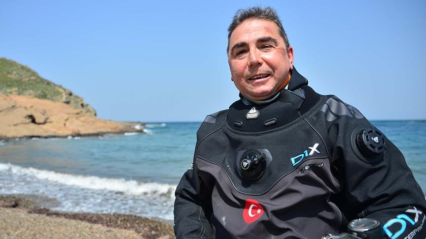 Turkish diver prepares to break new world record