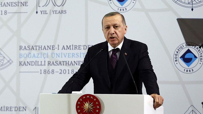 أردوغان يحذر من مساعٍ لإعادة تنظيم المنطقة