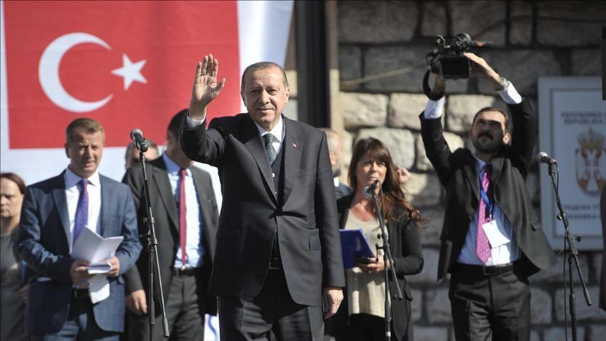 Претседателот Ердоган прогласен за почесен граѓанин на Нови Пазар