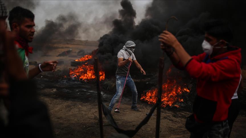 Gaza : Deux martyrs et 40 blessés près de la frontière 