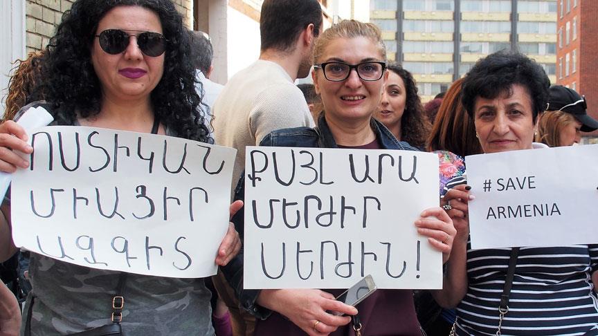 Ermenistan'da Sarkisyan karşıtı gösterilerin önderine gözaltı