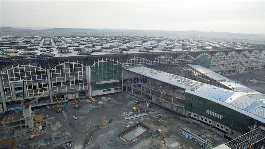 Editores de la Agencia Anadolu visitan el nuevo aeropuerto de Estambul