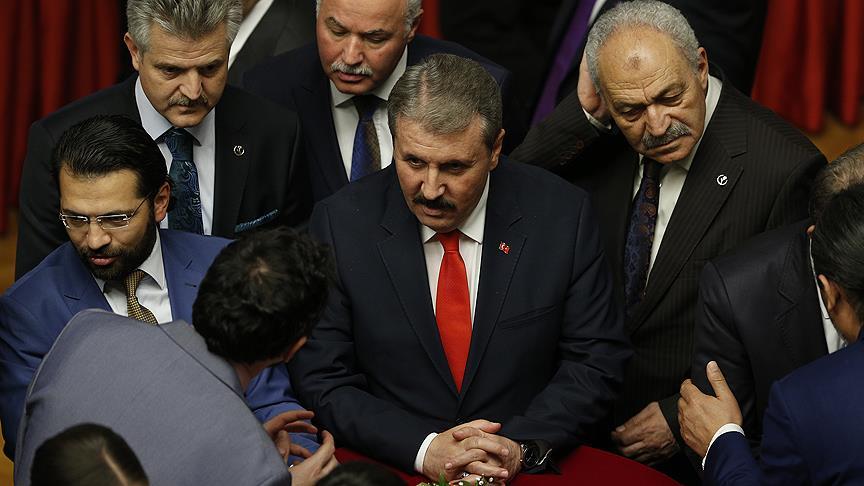 BBP Genel Başkanı Destici, 15 CHP milletvekilinin İYİ Parti'ye geçmesini değerlendirdi