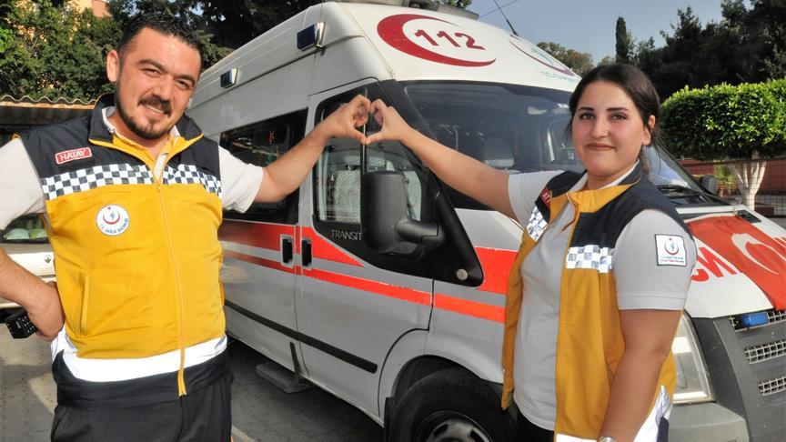 Hatay'ın 'Şahin' ambulans şoförleri 