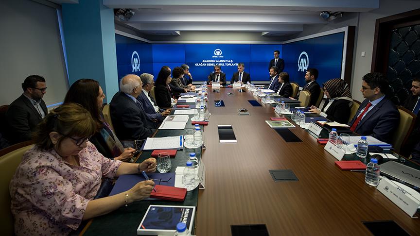 AA'nın yıllık olağan Genel Kurul toplantısı yapıldı