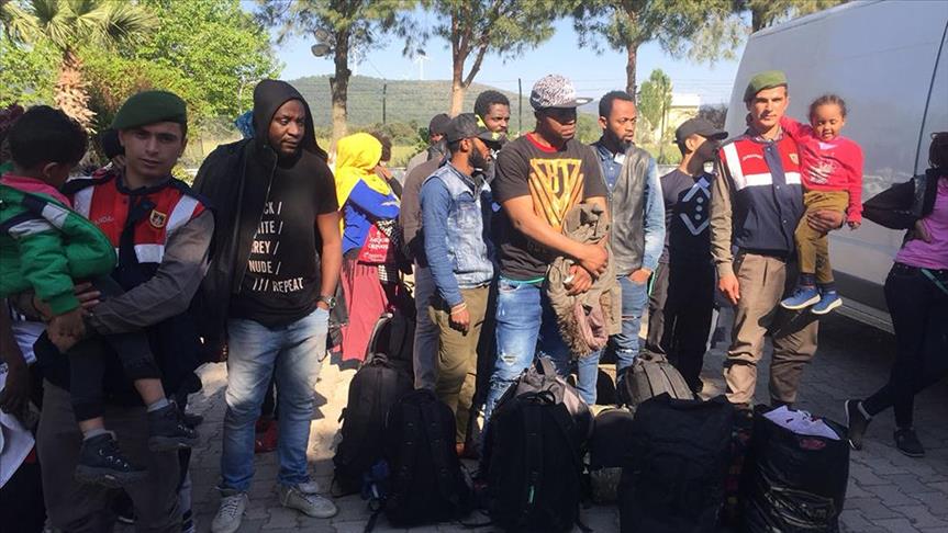 Over 550 undocumented migrants held across Turkey