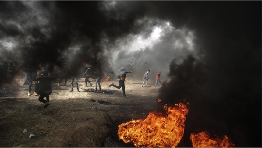 Gaza : Blessé par balles à la tête, un Palestinien tombe en martyr