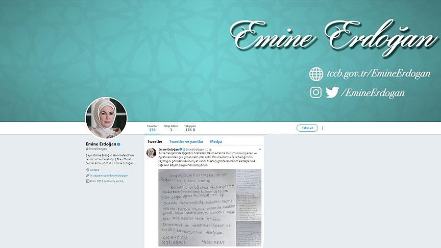 Kursiyerlerden Emine Erdoğan'a mektup