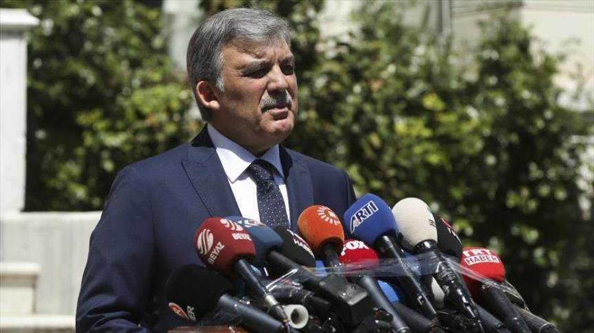 غُل يعلن عدم ترشحه للانتخابات الرئاسية المبكرة