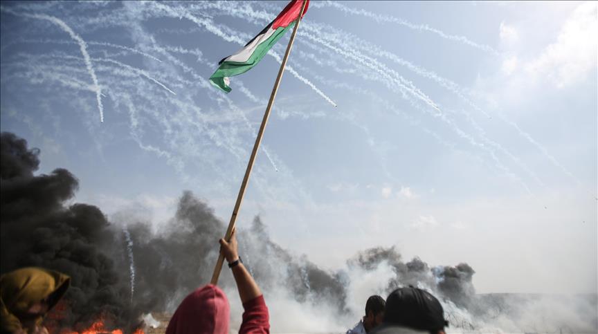 Over 30 athletes injured by Israel during Gaza rallies