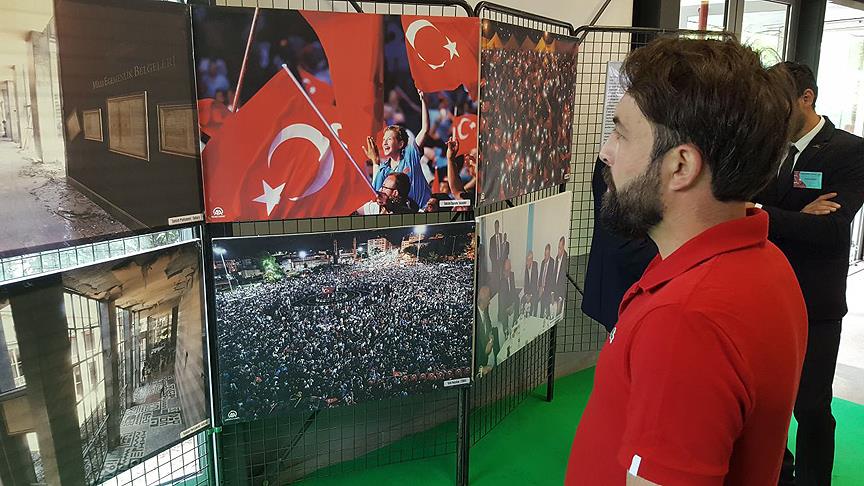Fransa'da '15 Temmuz Milli İradenin Yükselişi' fotoğraf sergisi açıldı