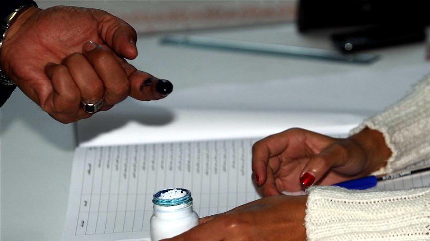 Security personnel vote in Tunisia local election