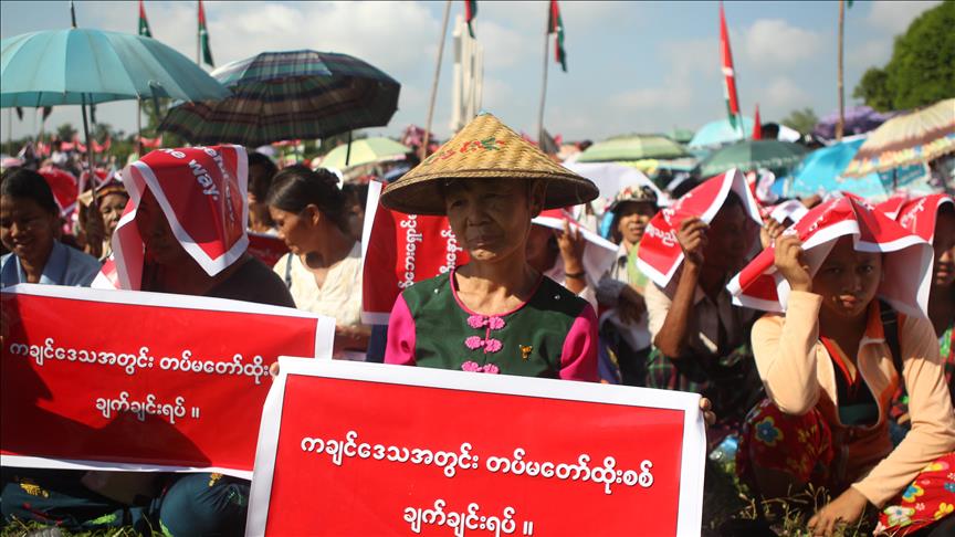 Protestas en Kachin, Birmania por ofensivas militares