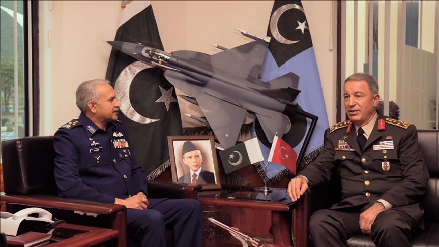 Turkish military, Pakistani air force chiefs meet