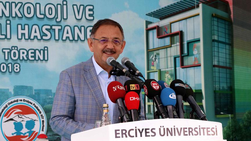 Çevre ve Şehircilik Bakanı Özhaseki: Kayseri Şehir Hastanesi 5 yıldızlı oteller kadar lüks
