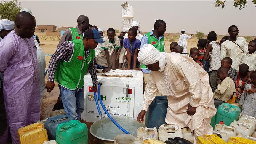 Turkish charity inaugurates water well in Chad