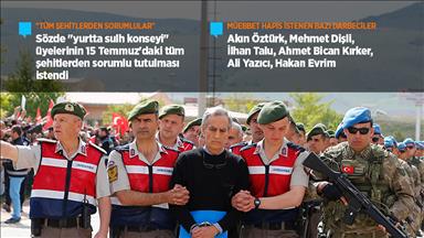 Darbecilere 252 kez ağırlaştırmış müebbet istemi