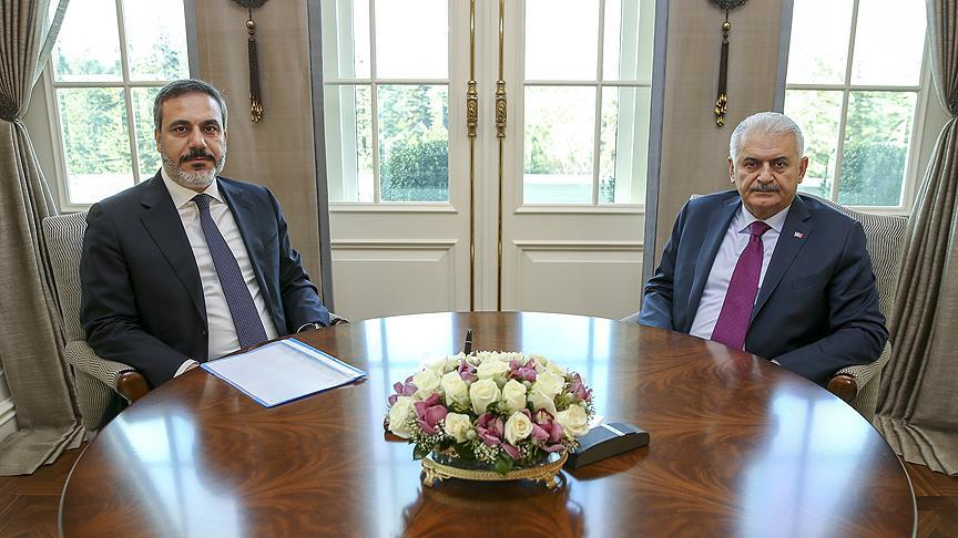 Başbakan Yıldırım, MİT Müsteşarı Fidan'ı kabul etti