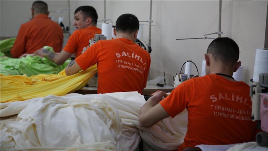 Inmates at Turkish prison produce $350K worth of goods 