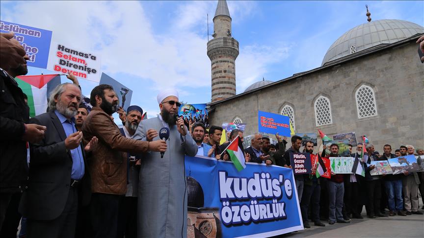Cuma sonrası 'Büyük Dönüş Yürüyüşü'ne destek