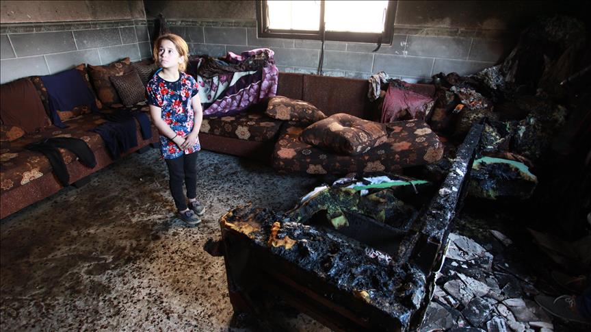 Palestinian family survives second settler arson attack