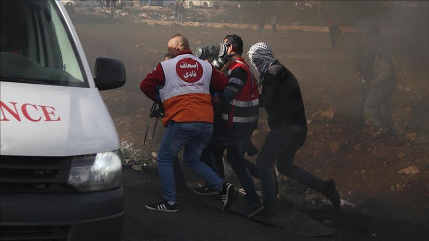 Deux Palestiniens blessés à la frontière de Gaza