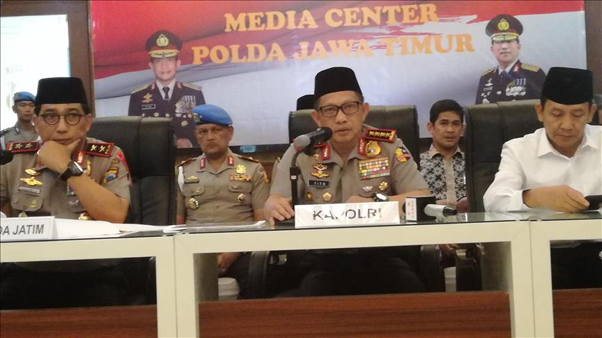 Kapolri: Pelaku bom gereja adalah pimpinan JAD/JAT Surabaya