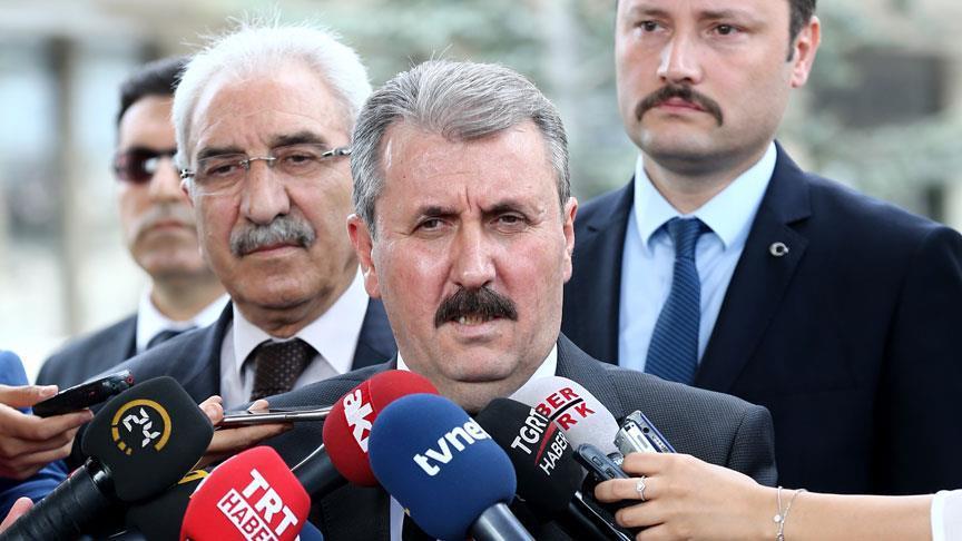 BBP Genel Başkanı Destici: Katliamları lanetliyoruz
