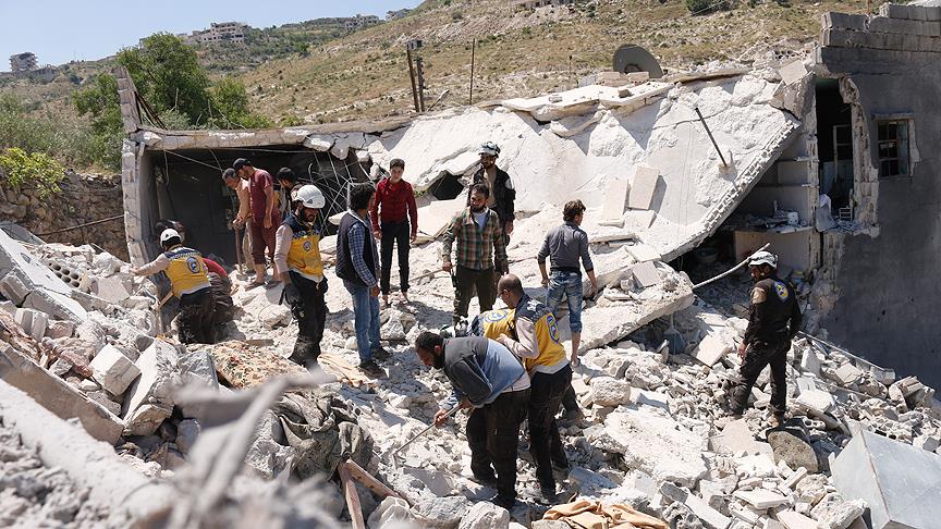 İdlib'e hava saldırısı: 2 çocuk hayatını kaybetti
