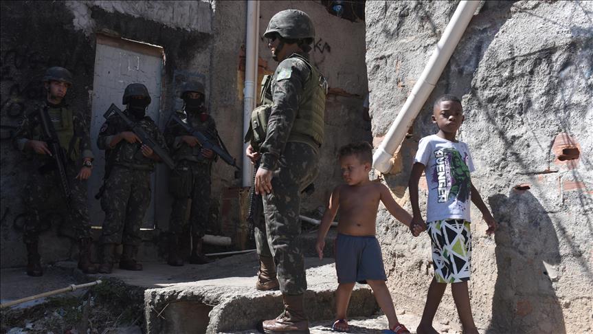 En Río de Janeiro 15 niños han sido heridos por balas perdidas en 2018