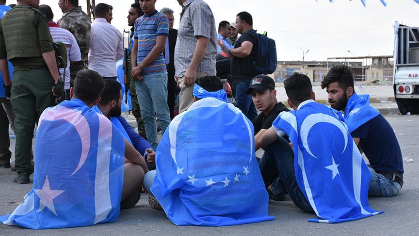 Bağdat'ta Türkmenlerden seçim protestosu Bağdat'ta Türkmenlerden seçim protestosu