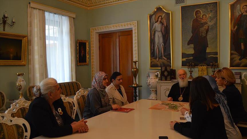 Conscience Convoy delegation meets Ukrainian patriarch