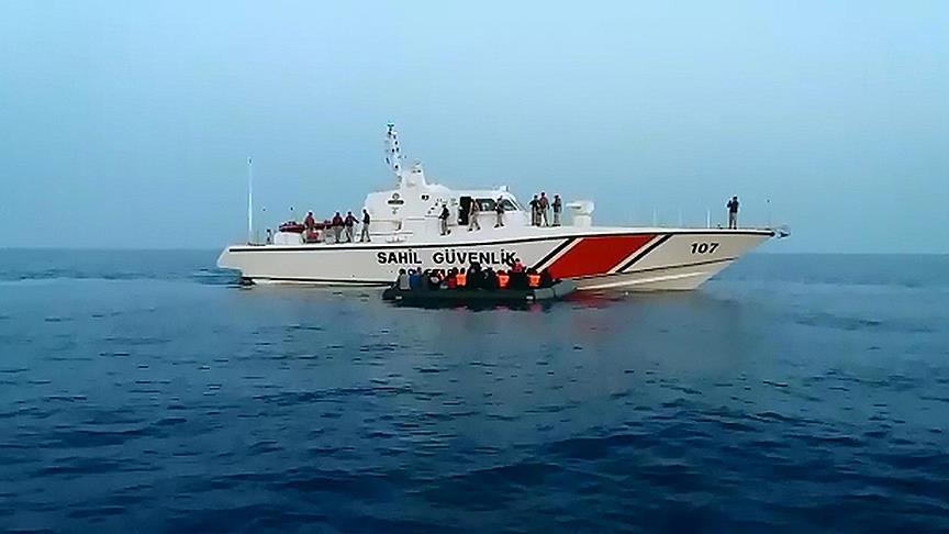 Ege Denizi'nde 174 yabancı uyruklu yakalandı