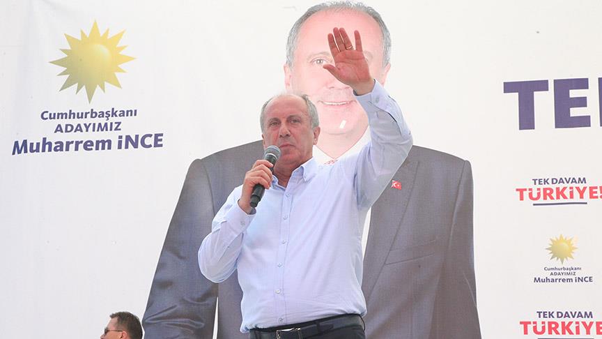 CHP'nin cumhurbaşkanı adayı İnce: 81 milyonun cumhurbaşkanı olacağım