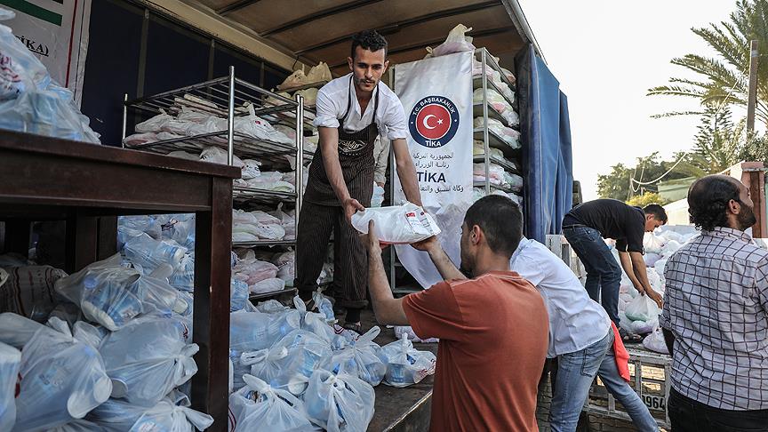TİKA'dan Gazze'ye 1 milyon dolarlık acil yardım 