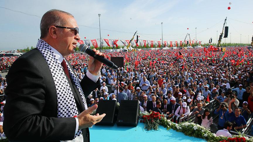Cumhurbaşkanı Erdoğan: Bizim için Çanakkale neyse Kudüs de odur