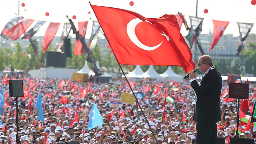 Turquie: 500 mille participants au meeting pour la Palestine 