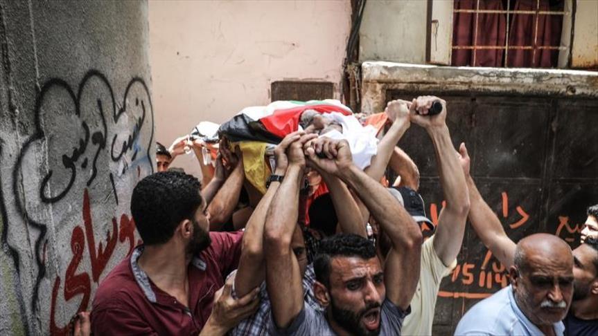 Massacre de Gaza: Funérailles d’un martyr palestinien qui a succombé à ses blessures