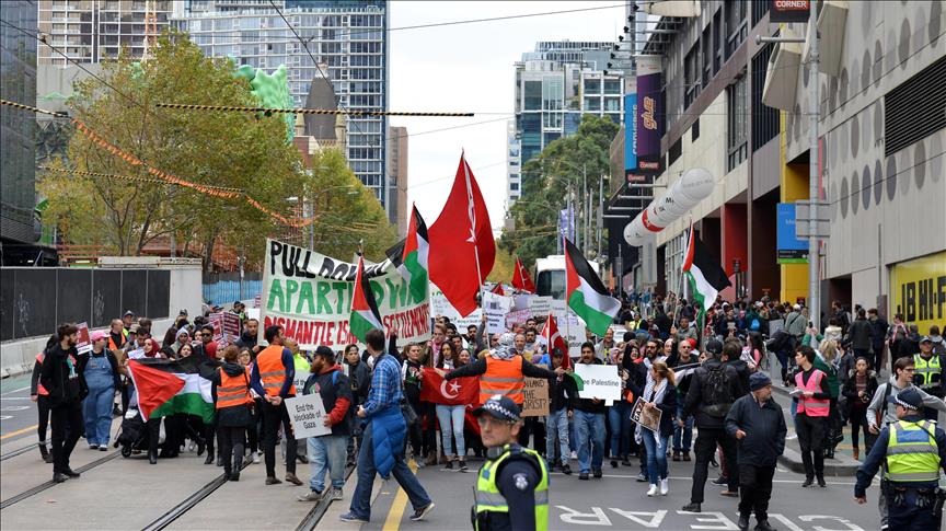 Australie: Manifestation à Melbourne pour condamner le massacre de Gaza