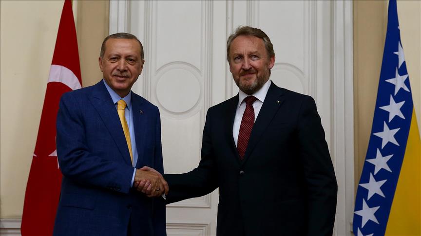 Эрдоган встретился с главой Госсовета Боснии и Герцеговины 