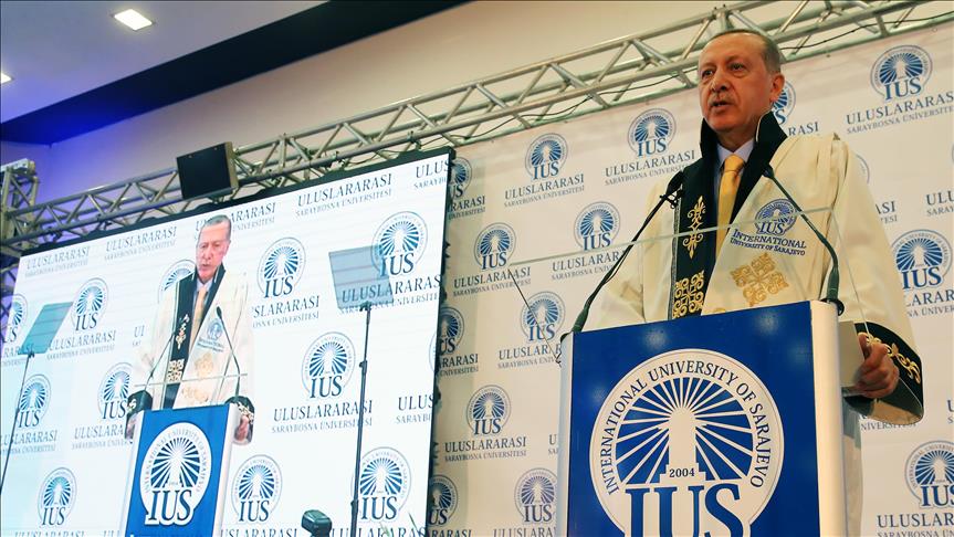 IUS: Erdoganu dodijeljen počasni doktorat