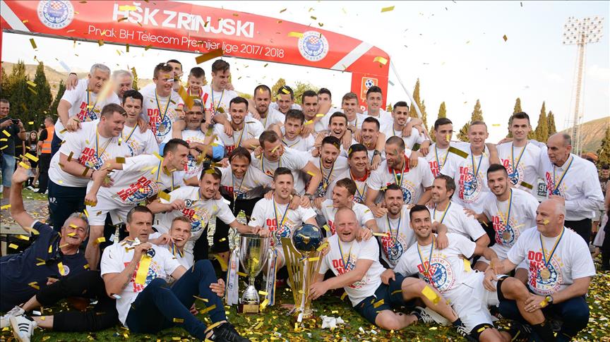 Mostarski Zrinjski po šesti put državni prvak Bosne i Hercegovine 