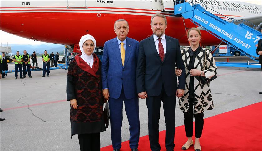 Завершился визит Эрдогана в Боснию и Герцеговину